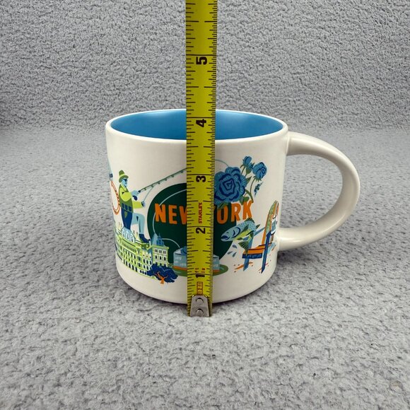 Starbucks Mug Discovery Series New York State 14 fl oz White Blue 2024 Coffee - Picture 11 of 11
